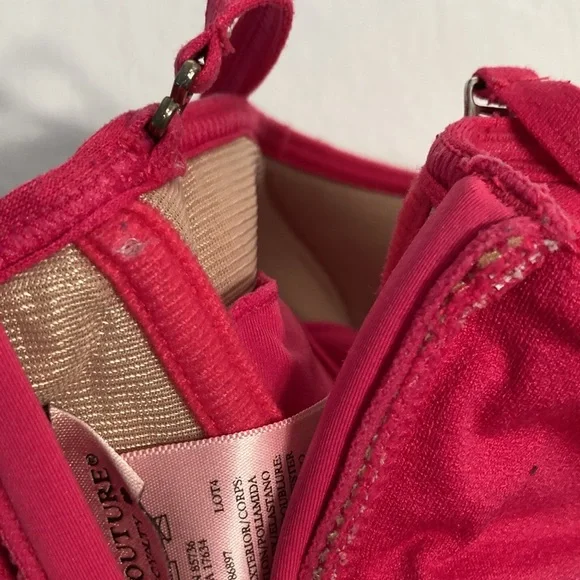 Juicy Couture Hot pink cascade ruffled swimsuit one piece - Picture 12 of 16